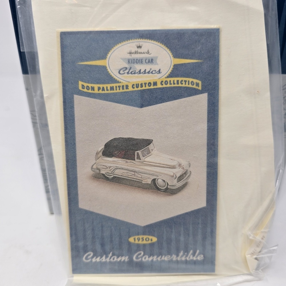 Hallmark Kiddie Car Classics 1950s Custom Convertible Don Palmiter QHG7101 White - Picture 10 of 15